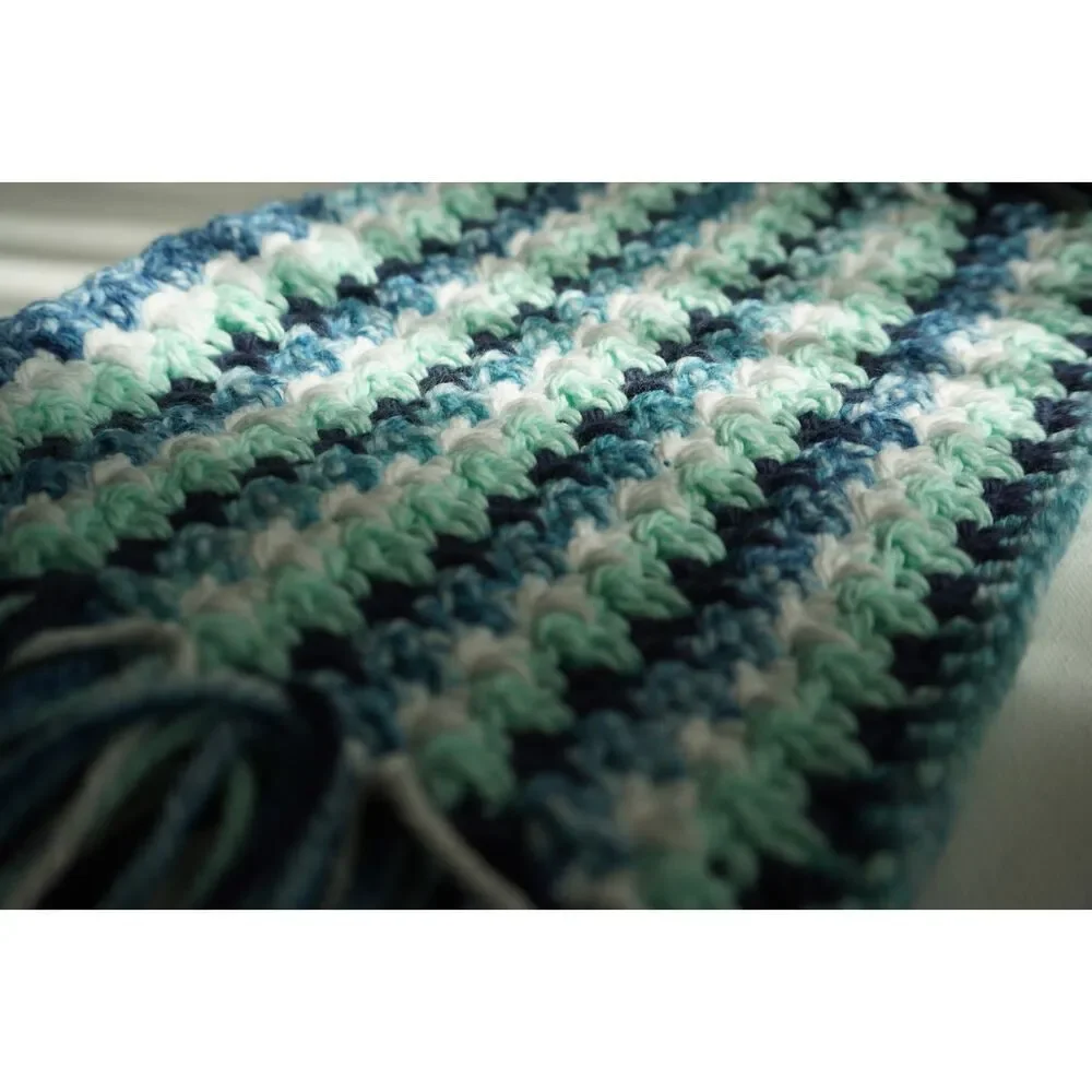 Handmade Crochet Boho Mug Rugs / Oversized Coasters set of 4